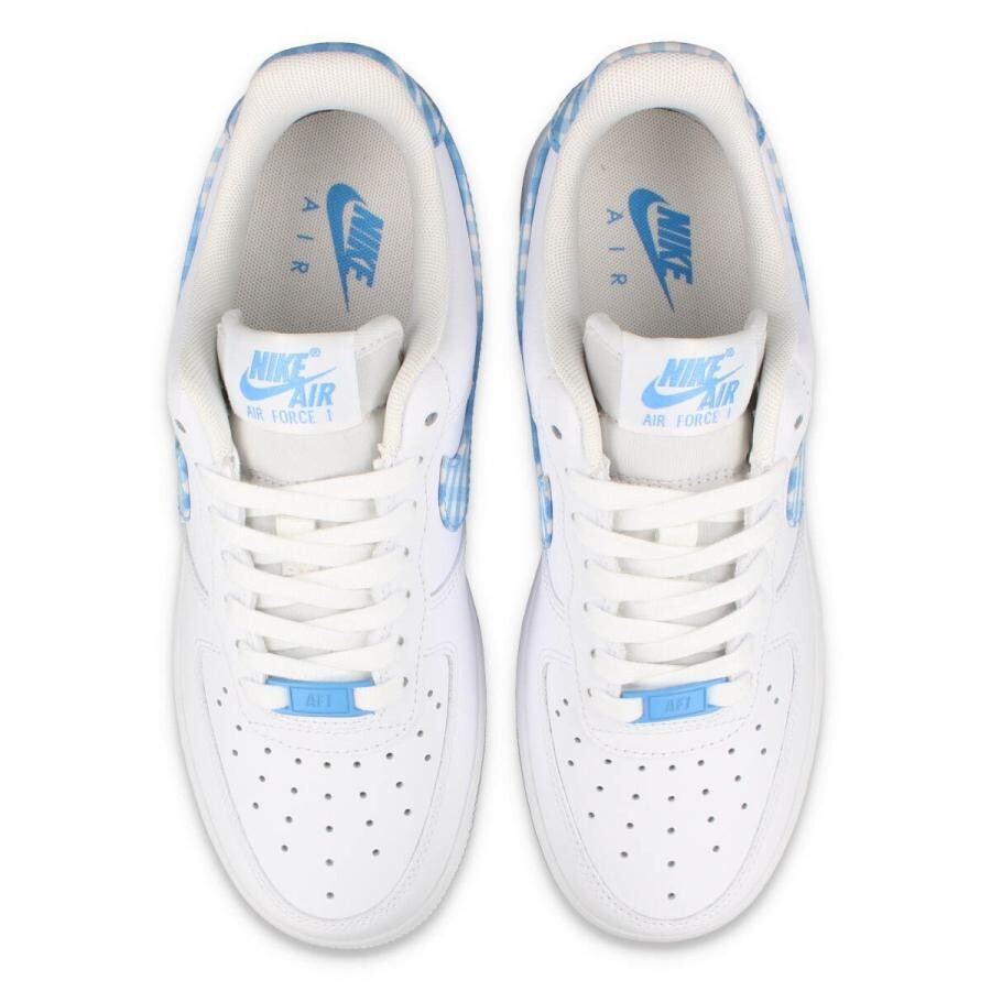 ★人気★ NIKE AIR FORCE 1 SE ブルー 踵ミニスウッシュ 海外限定】Nike Air Force 1 SE ブルー踵 ミニスウッシュ (Nike