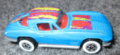 Hot Wheels '63 Corvette 1979 Split Window Blue Stingray COOL !! Mattel READ 23