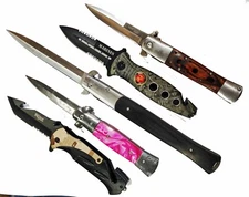 5 For $25 Wholesale Lot Brand New Spring Assisted Opening Pocket Knives Lot 13