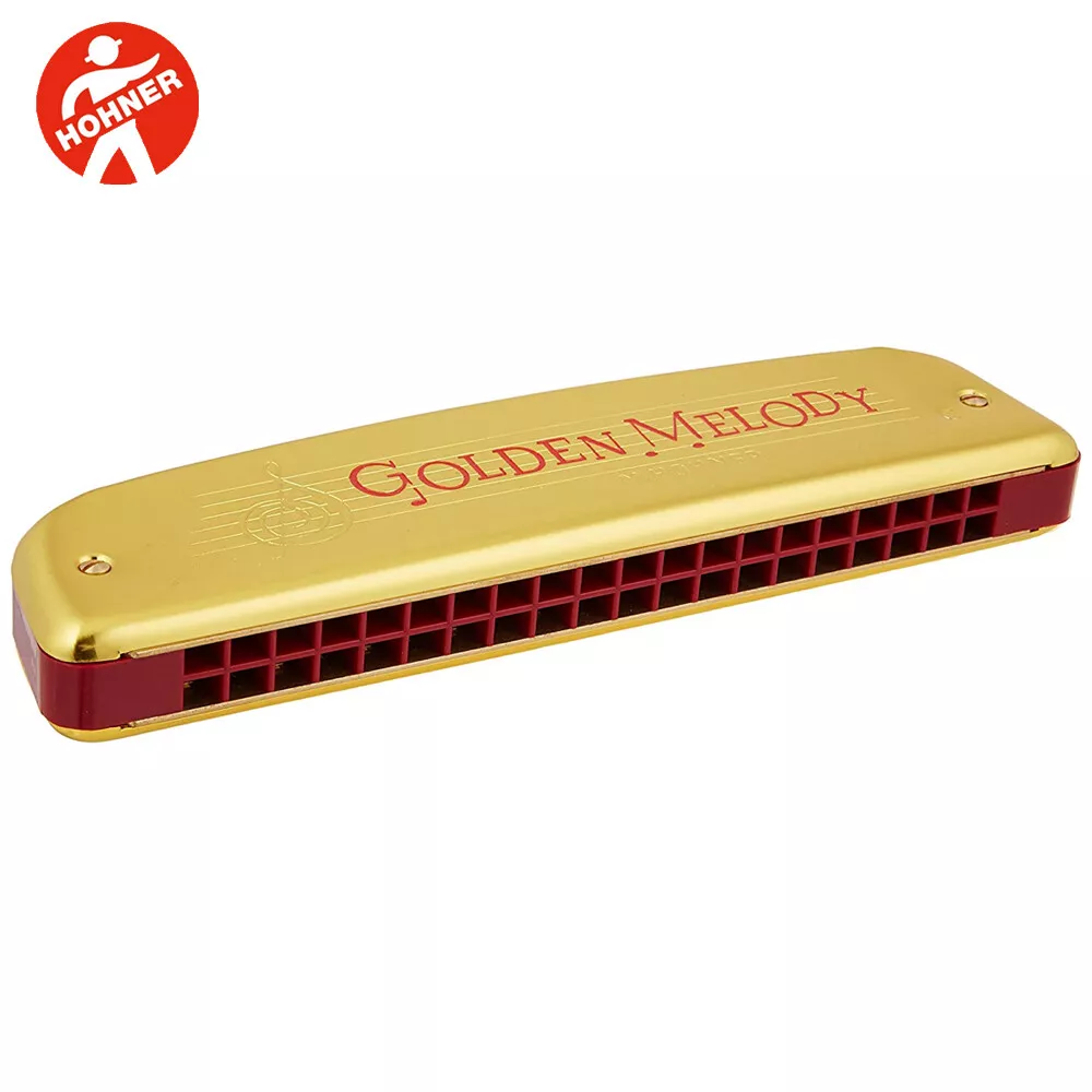 Hohner 2416 C Golden Melody Tremolo Series Harmonica 40 Hole Key of C