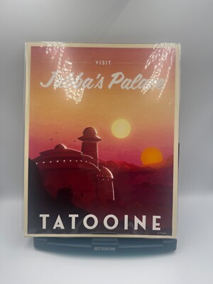 BAM BOX VISIT JABBA'S PALACE TATOOINE ART PRINT BY STEPAHNIE LOUIE 11 X 14 