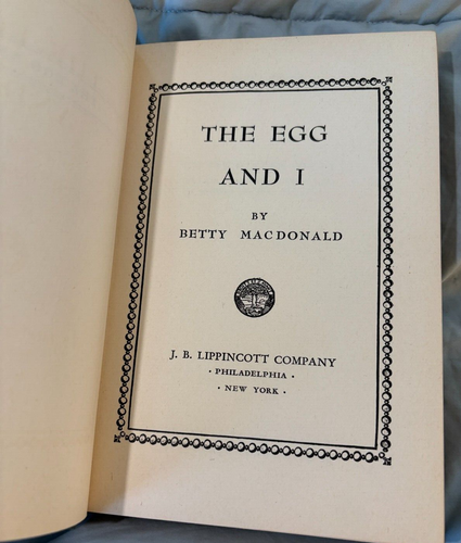 The Egg and I - Canada movie tie-in DJ VG c1947 Claudette Colbert-Fred MacMurray - Imagen 4 de 5