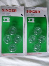 Singer Bobbins pack of 4 (2 sets) new and factory sealed