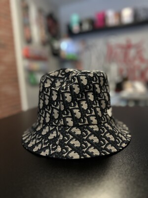 Authentic Dior Reversible Teddy-D Small Brim Bucket Hat Quick