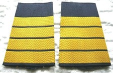 Aufschiebeschlaufen Marine Kapitän zur See gold/blau Dienstgrad Rang Abzeichen