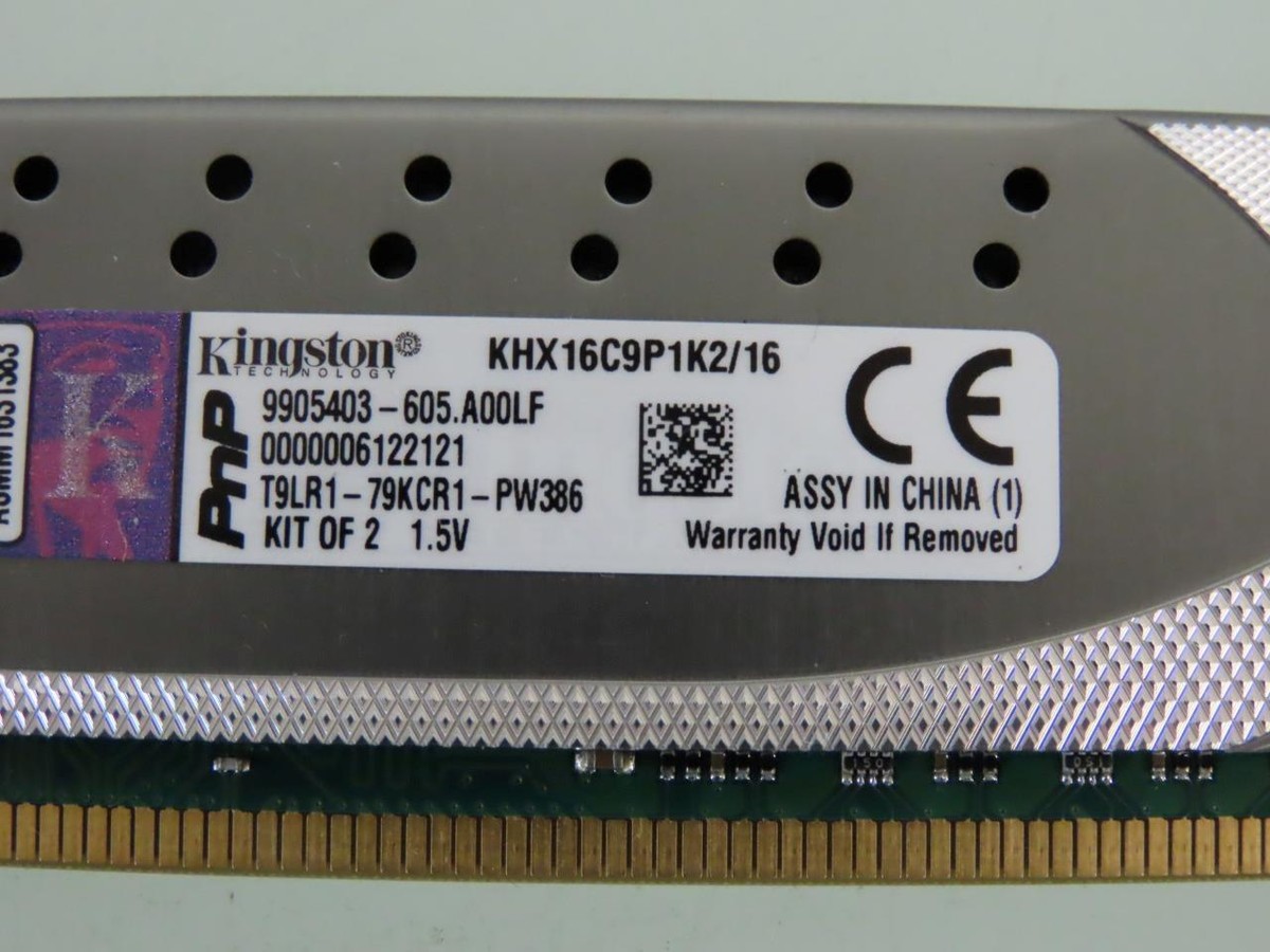 Kingston HyperX Gaming Memory 16GB Kit (2 X 8GB) DDR3 Kingston HyperX Gaming Memory 16GB Kit (2 X 8GB) DDR3