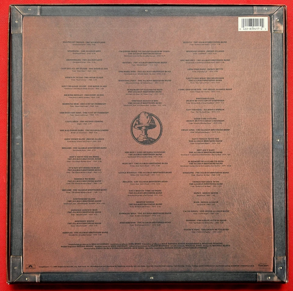 The Allman Brothers Band – Dreams - BOX SET - 4 x CD / BOOKLET - US - 1989 - Bild 2 von 4