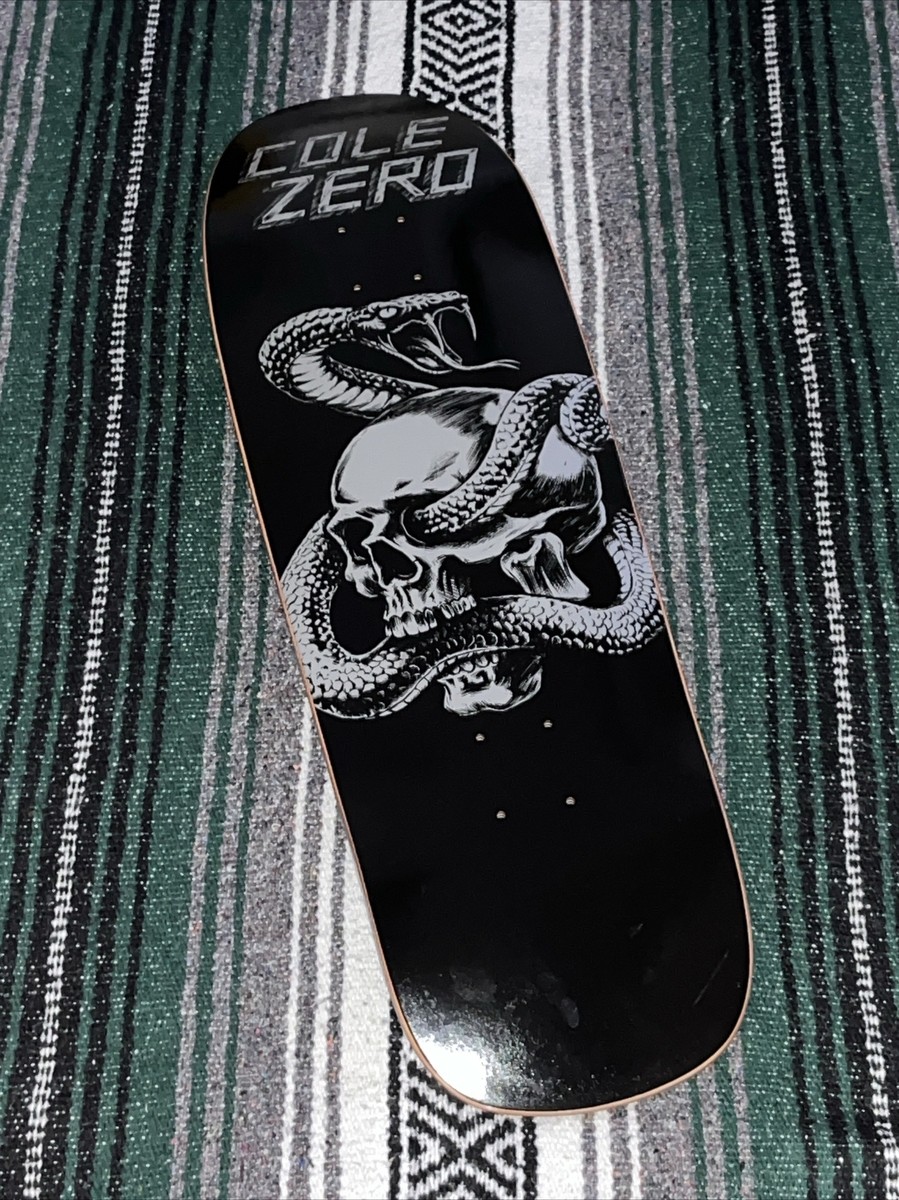 BLACK WORK スカルベスト　hiphop Chris Cole Zero Skull And Snake Skateboard Deck Shaped Cruiser