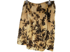 Talbot's Fully Lined Pleated Silk Skirt Very Good Condition Misses 4