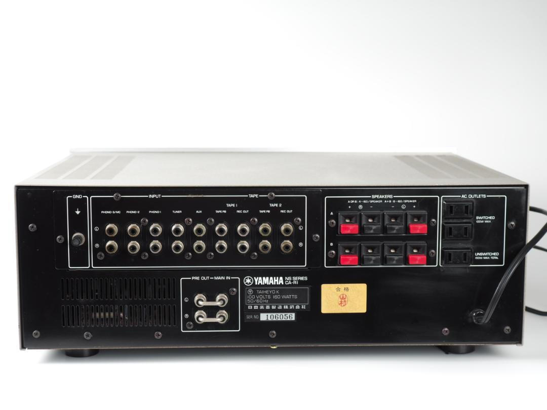 Yamaha CA-R1 ステレオアンプ　通電確認済　ジャンク Yamaha CA-R1 ステレオアンプ 通電確認済 ジャンク Yahoo
