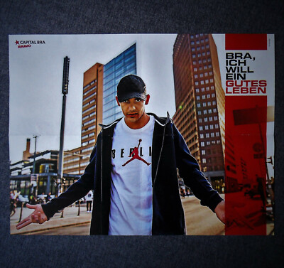 Capital Bra - A2 Poster - deutscher Rapper _ Joker Bra #_