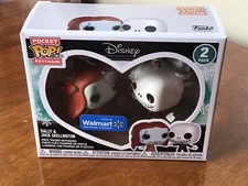FUNKO WALMART POCKET POP KEYCHAIN DISNEY NIGHTMARE BEFORE CHRISTMAS JACK SALLY