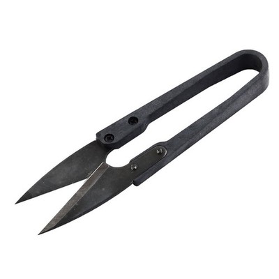 Fishing Metal Grip Line Stitch Yarn Scissors Nipper Thread Beading Cutter Black