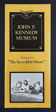 1980s John F Kennedy Museum Incredible Hours Movie Texas Vintage Travel Brochure