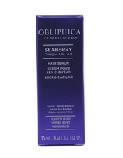 Obliphica Seaberry Omegas 3,6,7 9 Hair Serum 0.5oz/15ml New In Box