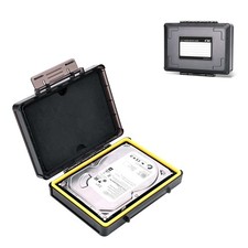 Hard Drive Case 3.5 inch External Portable Carrying Case, Black