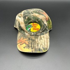 Bass Pro Shops Hat Kids Boys Green Camouflage Baseball Cap Strapback Embroidery