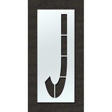 RAE STL-108-F108J Airport Pavement Stencil, Letter, 108 in Character Height,