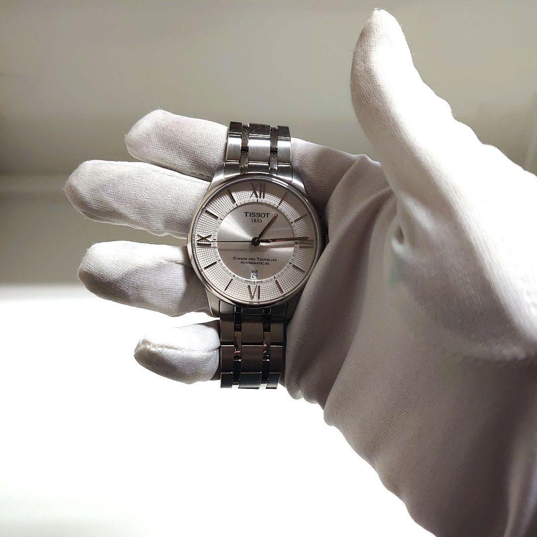 TISSOT Shamin de Tourel PowerMatic 80 Wristwatch Silver Dial 39mm image 4