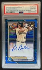 2024 Bowman Draft Blake Burke Chrome Auto Blue Wave Refractor 1st #22/150 PSA 10