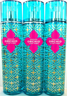 Bath Body Works MOROCCO ORCHID Fine Fragrance Mist, 8 fl. oz., NEW x 3