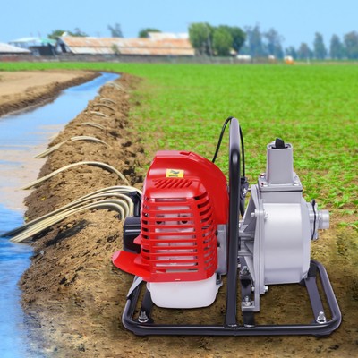 1'' 43CC 2HP Gas Powered Water Pump High Pressure Garden Irrigation Transfer Pump