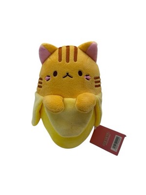 Bananya And The Curious Bunch Cat 8'' Tora Tabby Orange Cat Plush Crunchyroll NWT