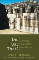 John L. Mckenzie | Did I Say That? | Taschenbuch | Englisch (2009)