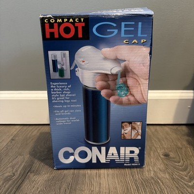 Conair Compact Hot Gel Cap Shaving Cream Warmer System HGM15 New Open Box 