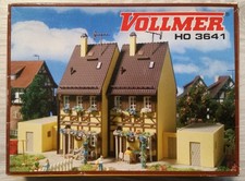 Vollmer 3641 Fachwerk Doppelhaus mit Garagen NEU OVP