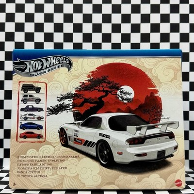 2026 Hot Wheels JDM 6 pack Silver Series japanese honda civic altezza fairlady