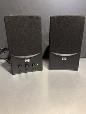 Altavoces estéreo para computadora HP UC-230 USB alimentados probados funcionando 431779-001