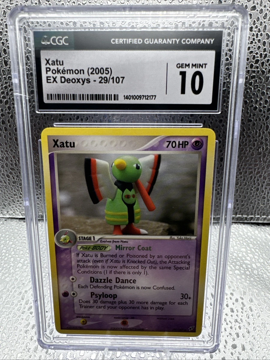 Pokémon TCG EX Deoxys Grade 10 Individual Collectible Card Game