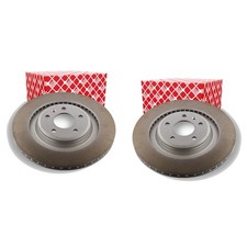 2X FEBI BREMSSCHEIBEN Ø330mm HINTEN PASSEND FÜR AUDI A4 A5 A6 A7 A8 Q5 Q7