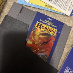 Advanced Dungeons & Dragons: Heroes of the Lance  (Nintendo NES) Complete  CIB