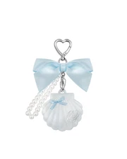 Flower Knows Shell's Jewel Highlighter Balm Blue Tears With Bag Charm Clip