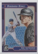 2021 Panini Donruss Optic Diamond Kings Holo Prizm Mike Yastrzemski #28 7s2