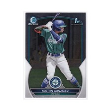 Martin Gonzalez 2023 Bowman Chrome Prospects BCP28 Seattle Mariners