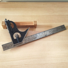 L.S. Starrett Combination Square, No. 4R GRAD, 12 inches