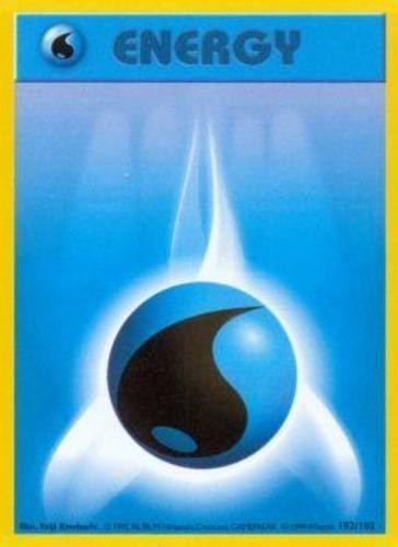 Water Energy - 102/102 - Common - Unlimited Edition (Lp) Base Set - Energy Pokém