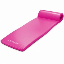 TRC Recreation Sunsation 2.5" Thick Foam Pool Float Lounge Mat, Pink Open Box