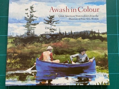 ART BOOK AWASH IN COLOUR THE GREAT AMERICAN WATERCOLOUR BOSTON MUSEUM FINE ARTS