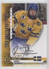 2013 ITG Draft Prospects Auto Silver Robert Hagg #A-RH Auto i9i