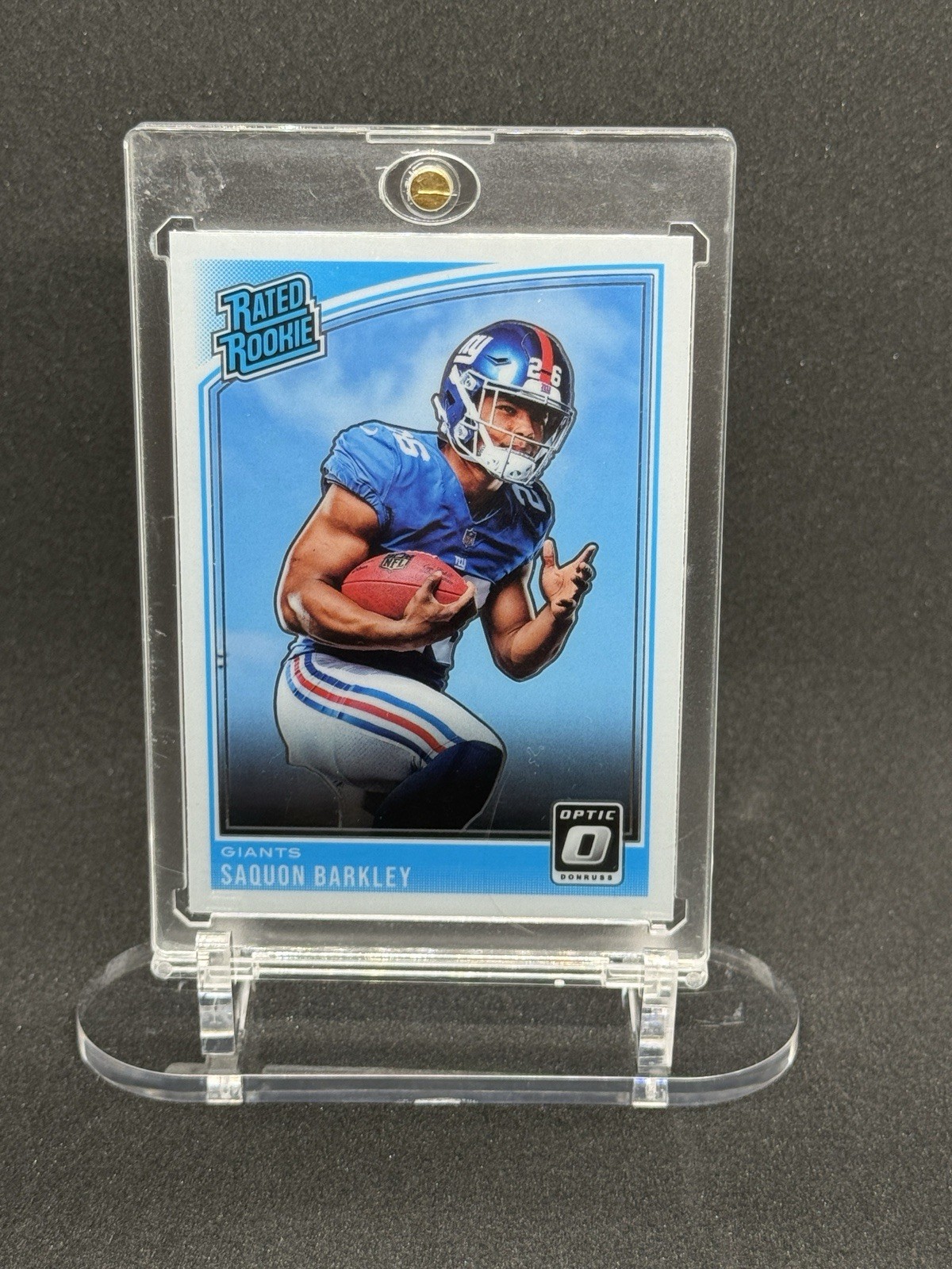 2018 Panini Donruss Optic Rated Rookie Saquon Barkley #156 Giants Football