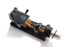 Audiotechnica AT-15Ea and MG-10 magnesium headshell for phono cartridge tonearm