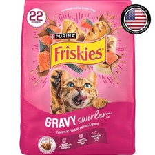 22 lb. Purina Gravy Swirlers with Chicken & Salmon - Immune Support Dry Cat Food 1.55 per pound