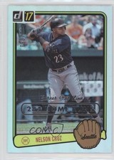 2017 Panini Donruss Retro 1983 Stat Line Career 96/284 Nelson Cruz #RV-32 9h0