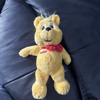 Gummibärchen Plüsch Teddy selten HARIBO mittelgroß 30 cm gelb kuscheln   