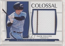 2022 Panini National Treasures Colossal Materials 20/99 Zack Collins #CLM-ZC uk2
