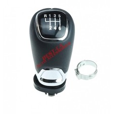 Schaltknauf Für Skoda Fabia 2 & Roomster - Leder-Griff 5-Gang Manuell